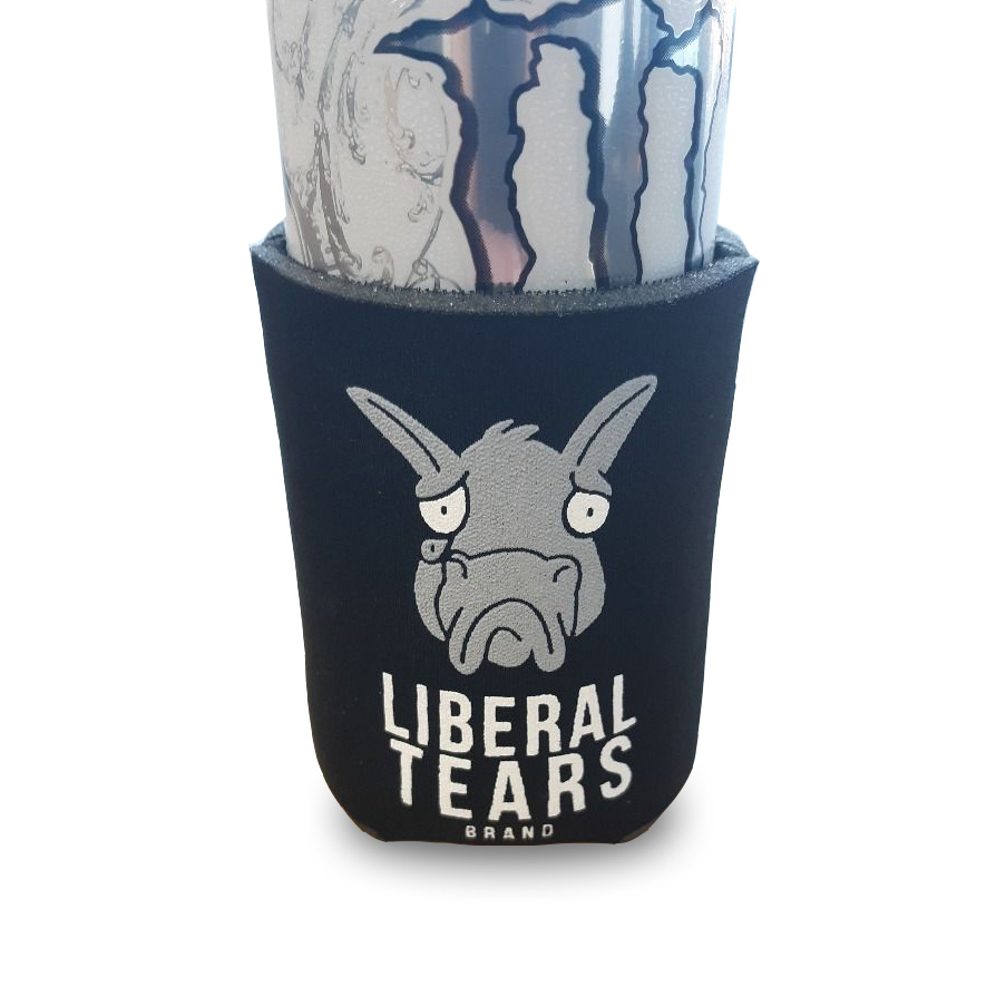 RedWhiteBlueBlack America First 4 Pack Liberal Tears Insulated Beer & Pop Can Coolers