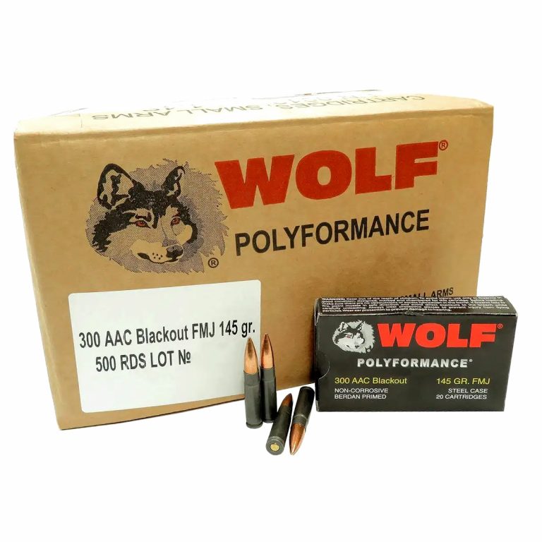 Wolf 300 AAC Blackout Ammunition 145gr FMJ Steel Case – Liberal Tears Brand