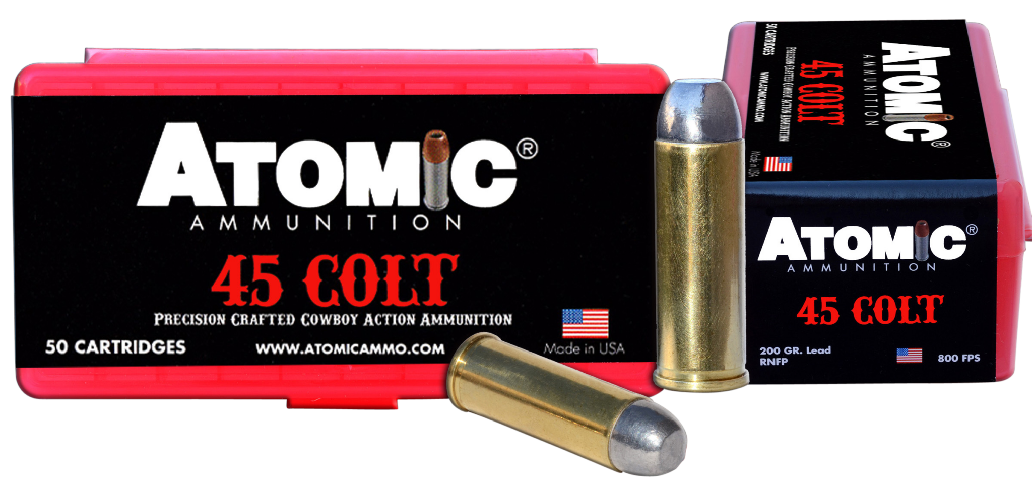 Atomic Cowboy Action, Atomic 00434 45colt 200 Lrnfp 5010 Liberal