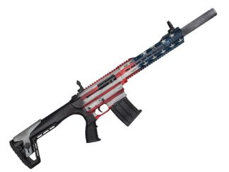 TRP Hunting AT-12, 12 Gauge 3", 18.5" Barrel Semi Auto Shotgun - USA Flag