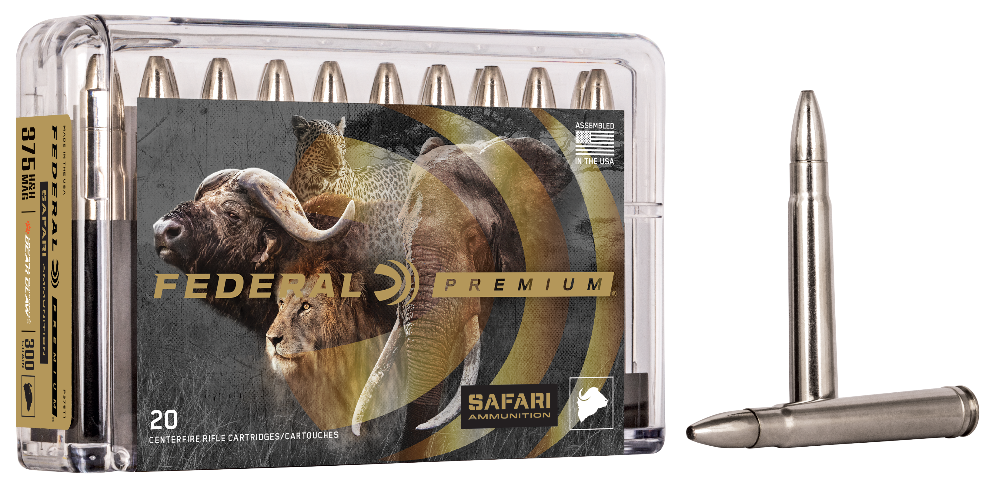 Federal Premium, Fed P375t1 375hh 300 Tb 20-10