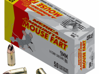 Merica Ammunition “Mouse Fart” 9mm Subsonic 147gr FMJ 1000rd Case - Free Shipping!!