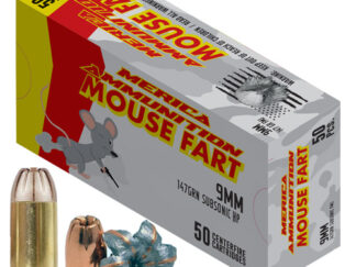 Merica Ammunition “Mouse Fart” 9mm Subsonic 147gr HP Hollow Point - Free Shipping!!